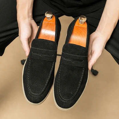 Leder Mokassin Slipper für Herren Liverpool Verno