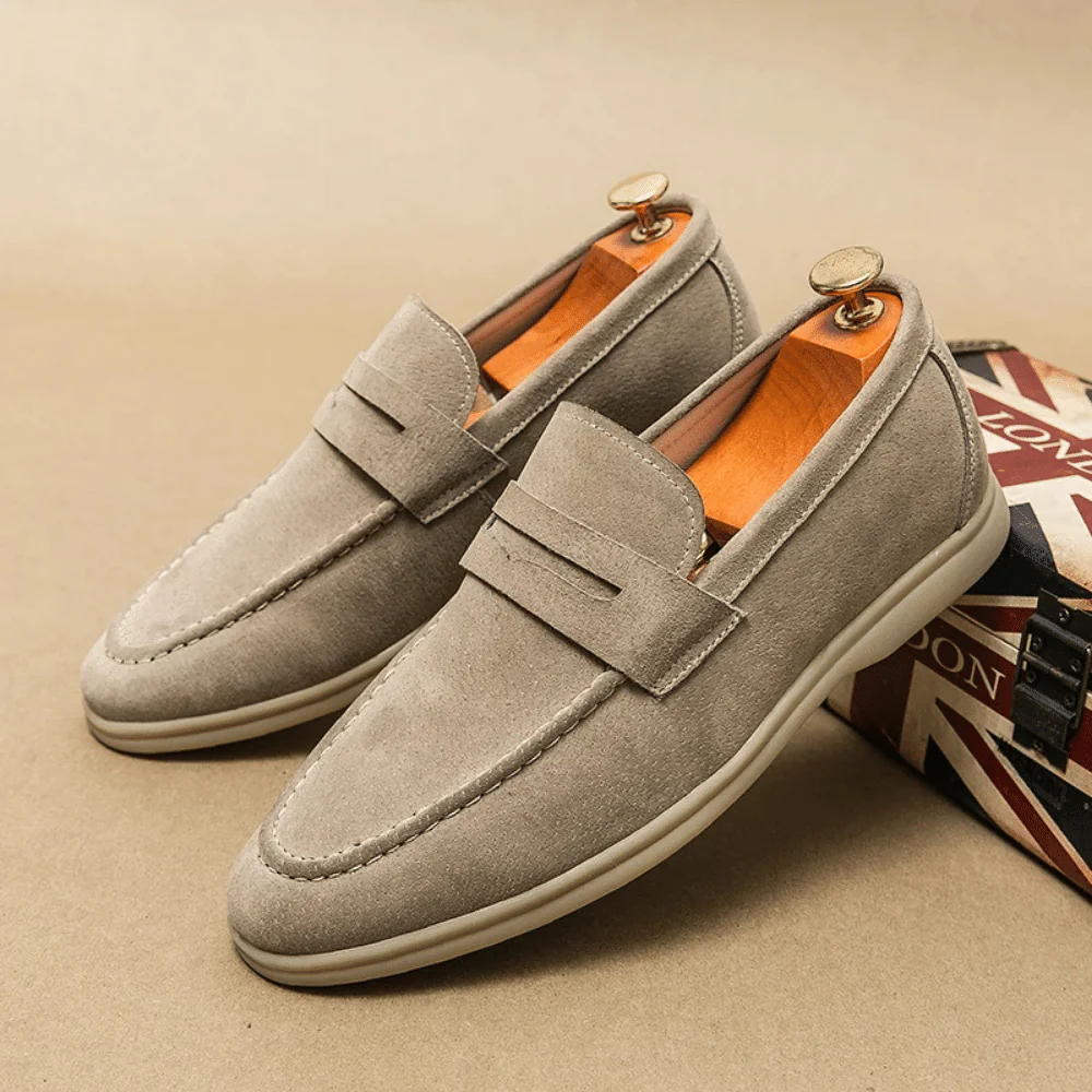 Leder Mokassin Slipper für Herren Liverpool Verno