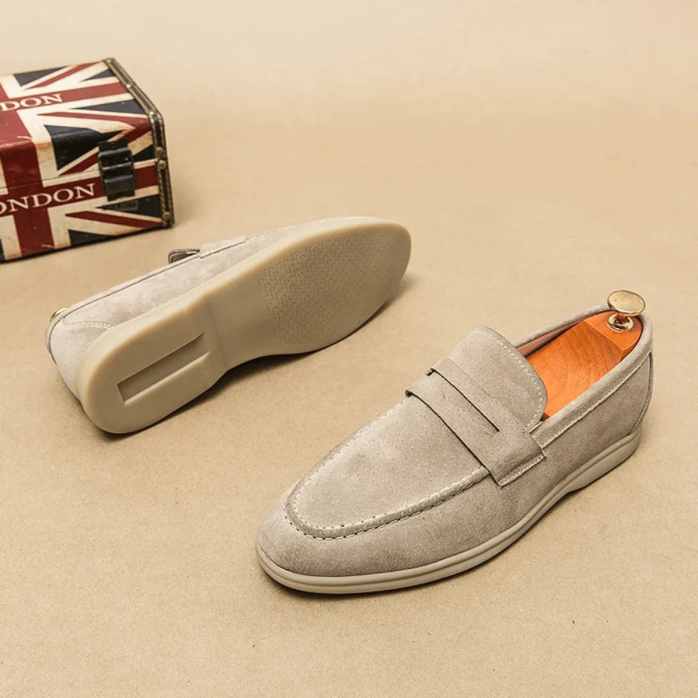 Leder Mokassin Slipper für Herren Liverpool Verno