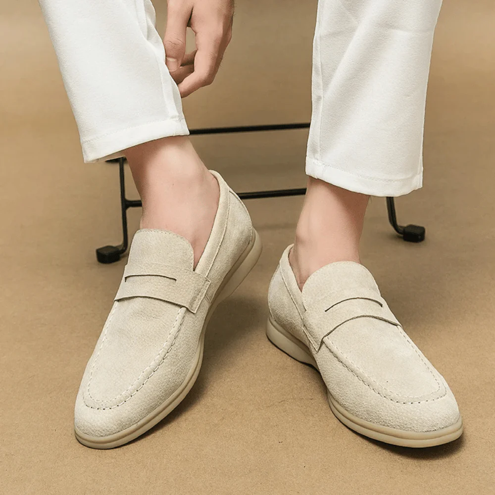 Leder Mokassin Slipper für Herren Liverpool Verno