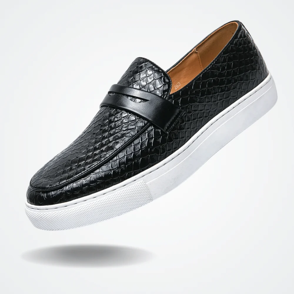 Leder Mokassin Slipper für Herren Toulon Verno