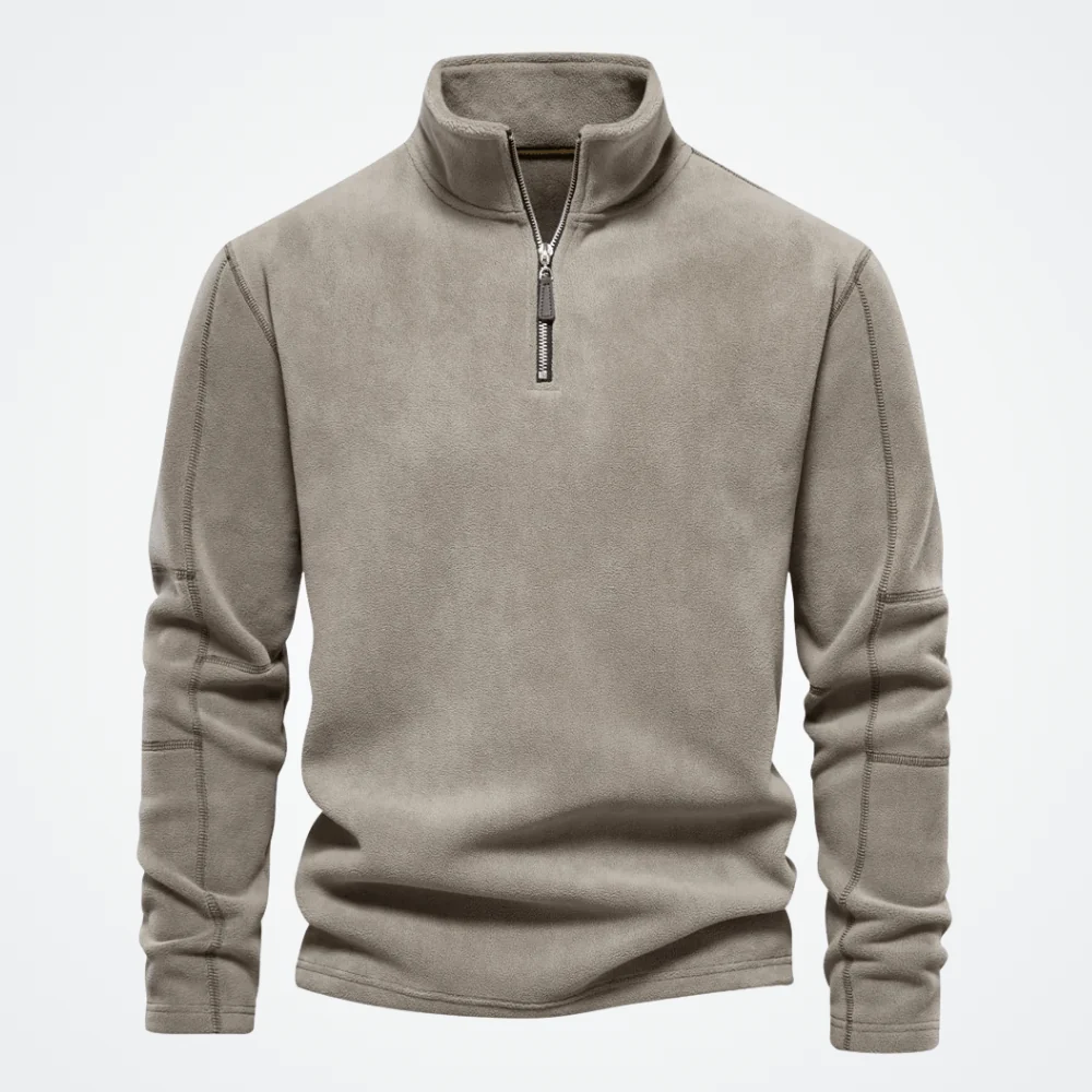 Siena High Neck Half-Zip Knit