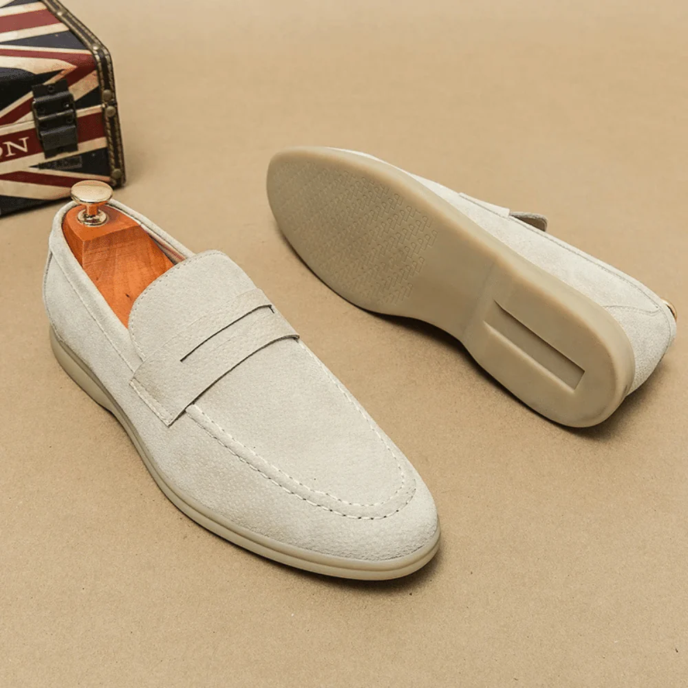 Leder Mokassin Slipper für Herren Liverpool Verno