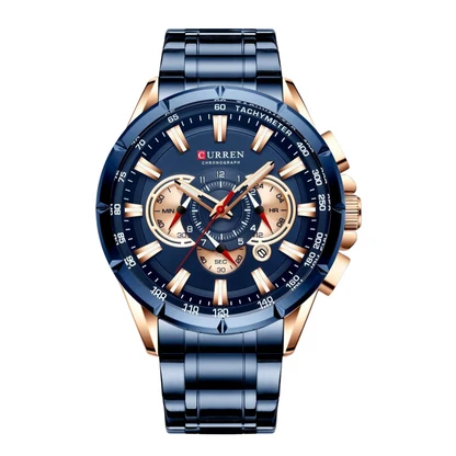 Stainless Steel Chronograph Watch