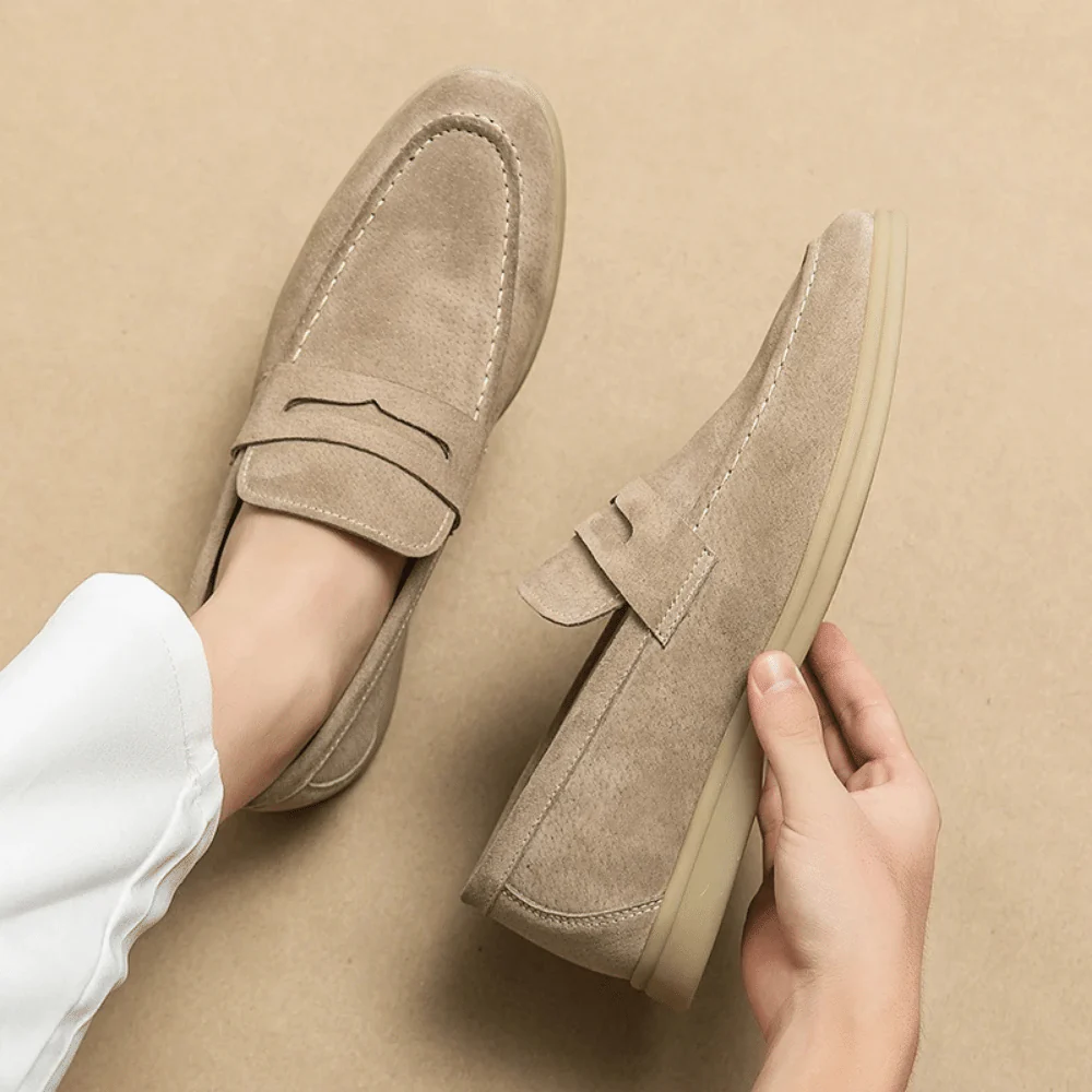 Leder Mokassin Slipper für Herren Liverpool Verno