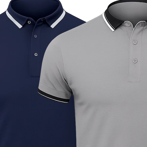 [KAUFE 1, ERHALTE 2] 2er-Pack Essentielle Poloshirts