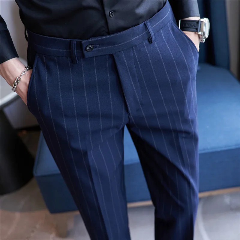 Striped Suit Trousers