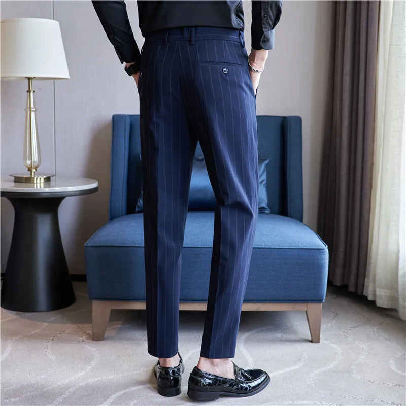 Striped Suit Trousers