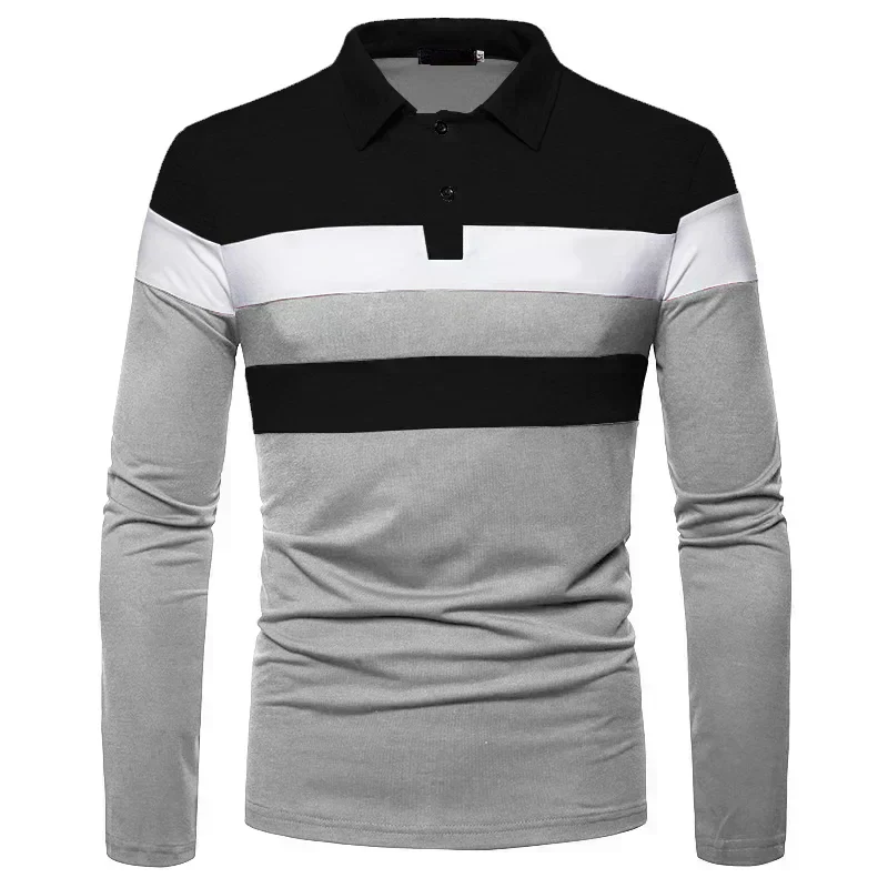 Herren Langarm-Polohemd Slingint Verno