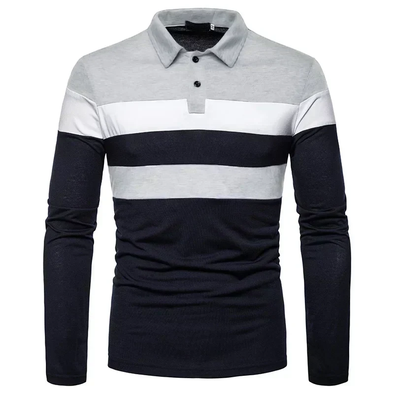 Herren Langarm-Polohemd Slingint Verno