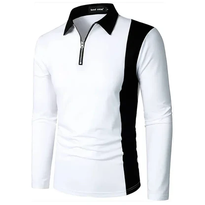 Herren Langarm-Polohemd Padrony Verno