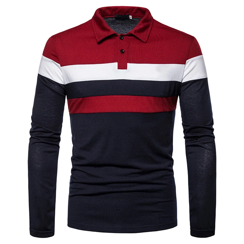Herren Langarm-Polohemd Slingint Verno
