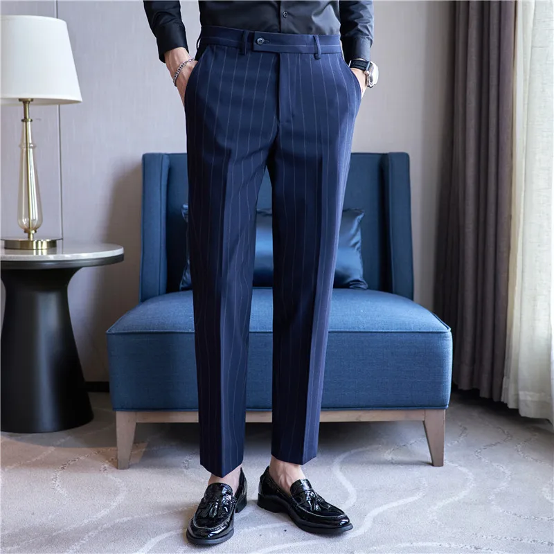 Striped Suit Trousers