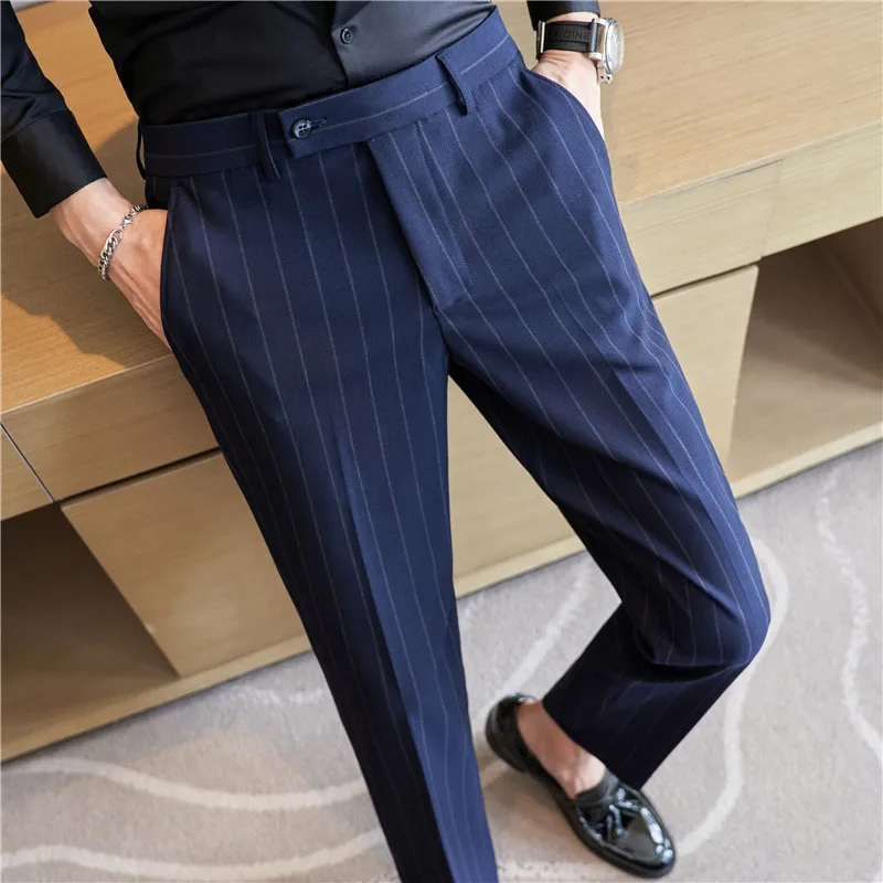 Striped Suit Trousers