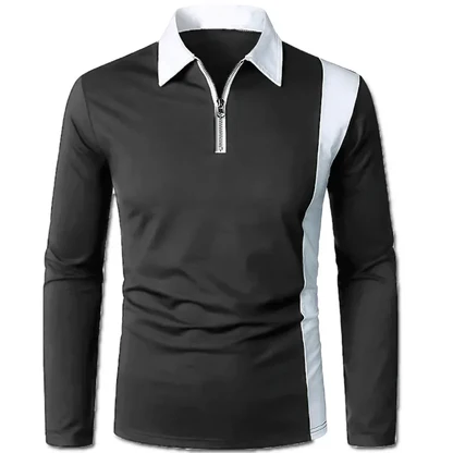Herren Langarm-Polohemd Padrony Verno