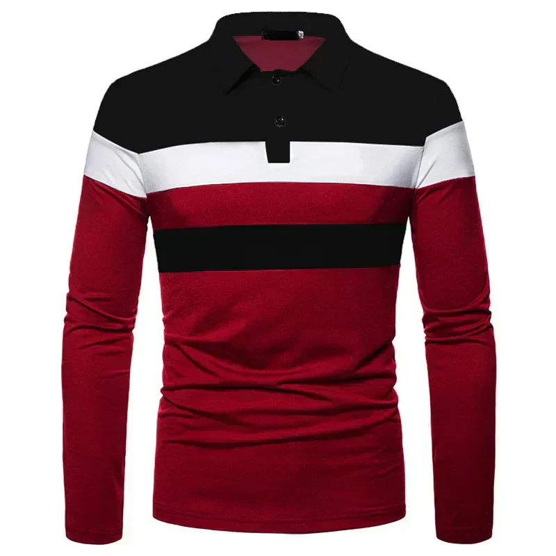 Herren Langarm-Polohemd Slingint Verno