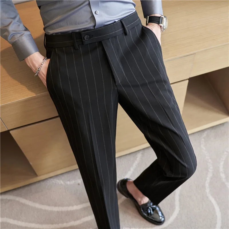 Striped Suit Trousers