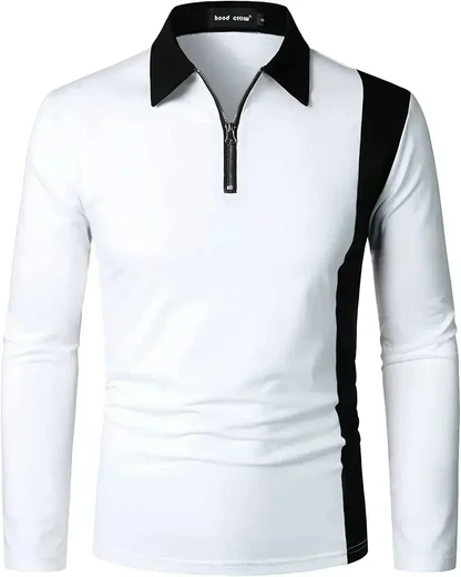Herren Langarm-Polohemd Padrony Verno
