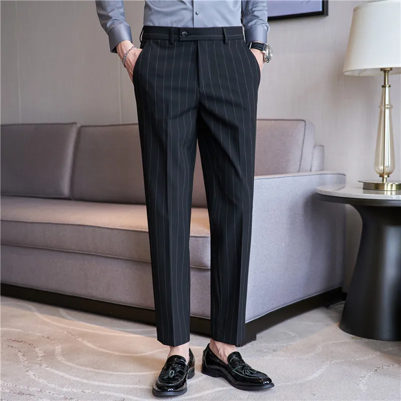 Striped Suit Trousers