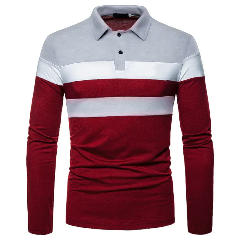 Herren Langarm-Polohemd Slingint Verno