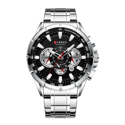 Stainless Steel Chronograph Watch