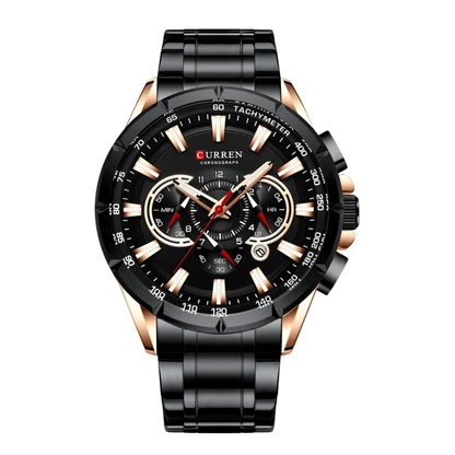 Stainless Steel Chronograph Watch
